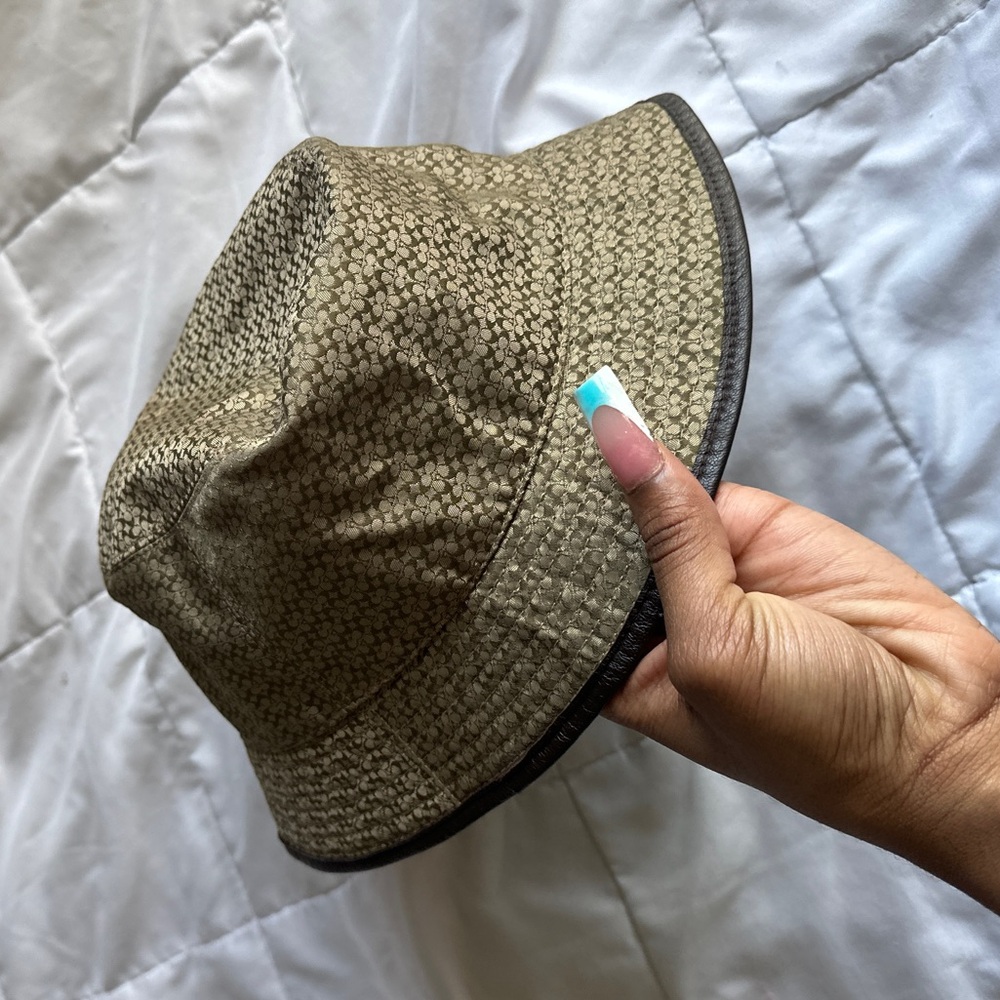 vintage monogram coach bucket hat